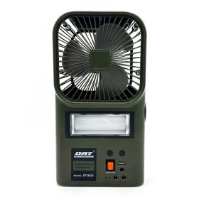 Kit Ventilateur et Lampe avec Panneau Solaire Multifonctionnel DT-9030 – طقم مروحة ومصباح متعدد الإستعمالات