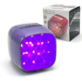 مكبر صوت محمول – Haut-parleur Mobile MS-A14 Son Puissant et Éclairage RGB Dynamique