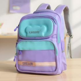 Sac à Dos Scolaire Orthopédique pour Enfants X-SHUAIQI Mauve – محفظة مدرسية للأطفال بنفسجي
