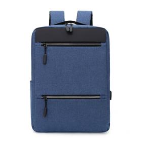 Sac à dos homme avec sac bandoulière et trousse 3en1 bleu 2775-11 – محفظة ظهر رجالية 3 قطع أزرق