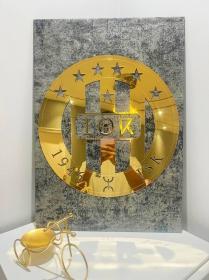 Cadre en Acrylique Effet Gold Miroir Motif Club JSK