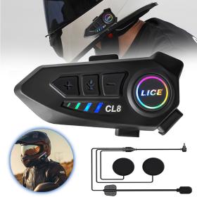 Microphone Casque Moto Sans Fil CL8 Bluetooth 5.3 avec Réduction Intelligente du Bruit – ميكروفون لاسلكي لسائقي الدراجات النارية