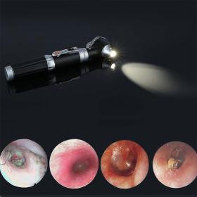 Otoscope 3X avec LED loupe de contrôle d’oreille portable avec 8 capuchons – جهاز فحص الأذن
