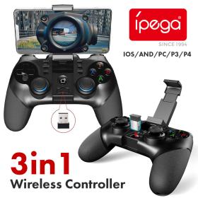 Manette de jeu sans fil IPEGA PG-9156 3en1 avec support téléphone – يد تحكم لاسلكية