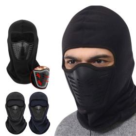 Cagoule d’hiver Excefore en polaire avec maille filet coupe-vent – قناع وجه شتوي