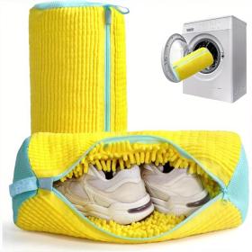 Sac de lavage chaussures pour machine à laver en microfibre 1Pcs – كيس من ميكروفيبر لغسل الأحذية في الغسالة
