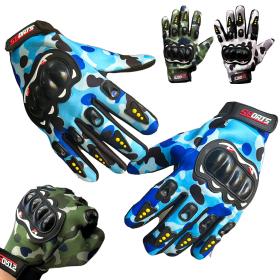Gants de Moto Respirants Pro Biker à Doigts Longs V2 – قفازات إحترافية للدرجات النارية