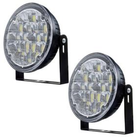 Feux Antibrouillard 2 Pièces 12V 18LED Pour Toutes Les Voitures